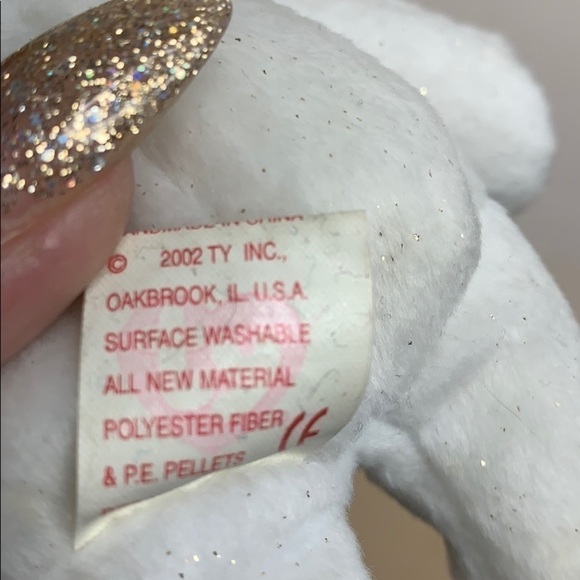 Ty Jingle Beanies Halo II Angel Bear - Picture 9 of 9